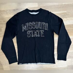 Missouri State University Jansport Black Cotton Long Sleeve Shirt